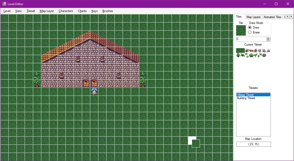 Map Editor with Characters